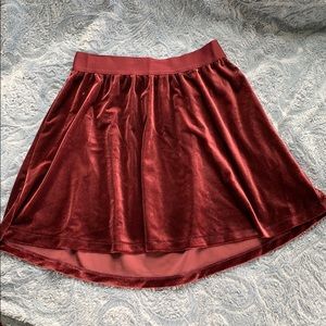 Gap kids velour skirt